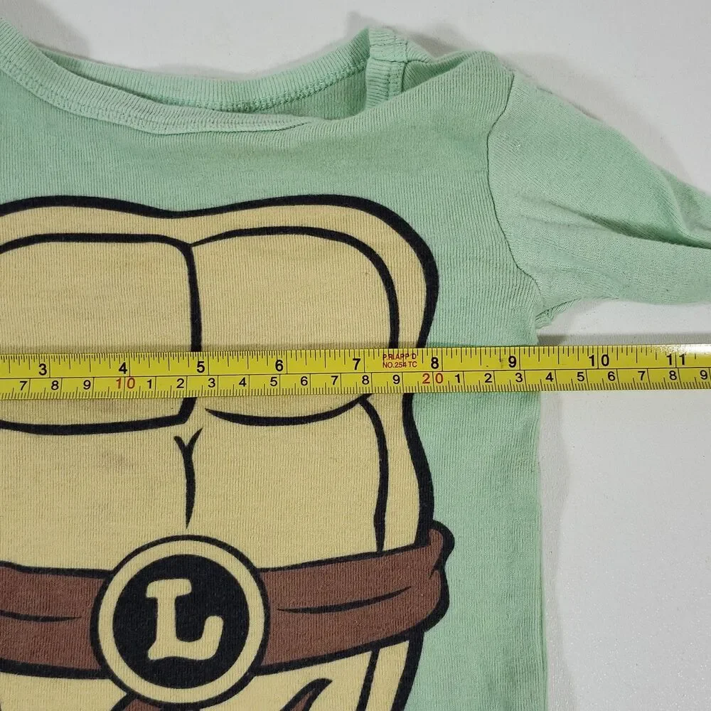 Teenage Mutant Ninja Turtles Pajama Set Size 2T Toddler Boys Leonardo 2-Piece